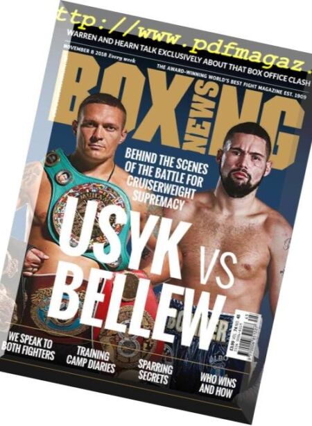 Boxing News – November 08, 2018 Cover