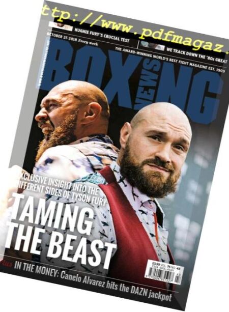 Boxing News – October 25, 2018 Cover