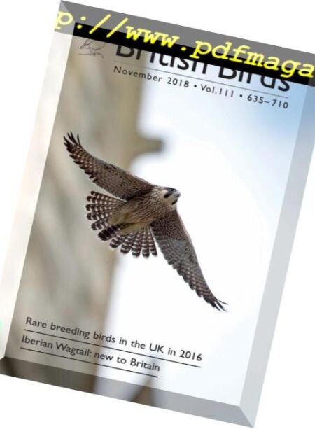 British Birds – November 2018 Cover