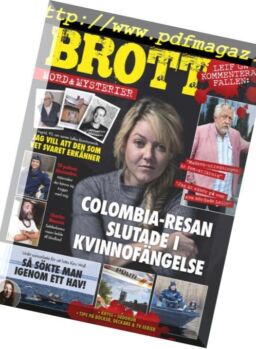 Brott och mysterier – mars 2018