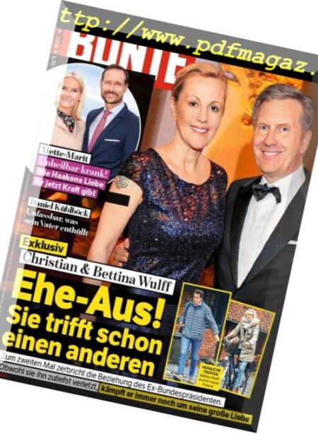 Bunte – 31 Oktober 2018 Cover