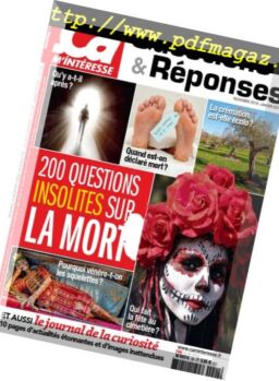 ca M’Interesse Questions & Reponses – Novembre 2018 – Janvier 2019