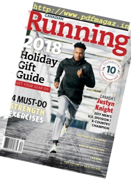 Canadian Running – November-December 2018 Cover