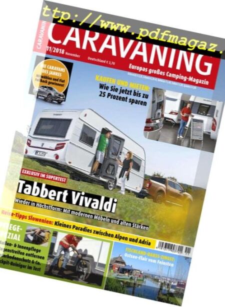 Caravaning – November 2018 Cover
