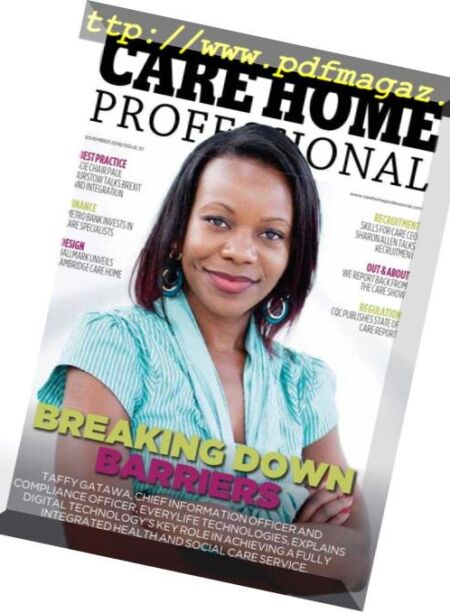 Care Home Professional – November 2018 Cover