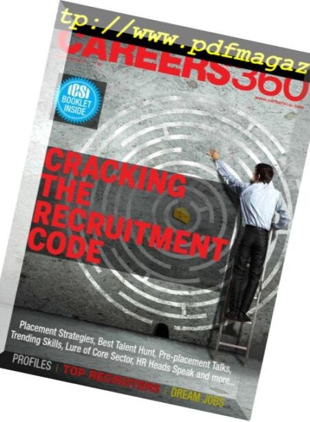 Careers 360 English Edition – September 2016 Cover