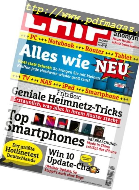 Chip Germany – Dezember 2018 Cover