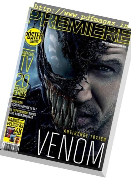Cine Premiere – septiembre 2018 Cover