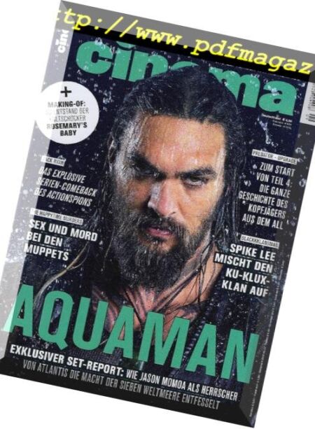 Cinema Germany – September 2018 Cover