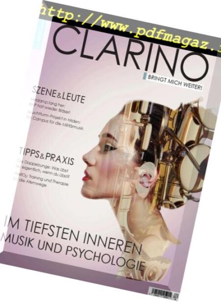 Clarino – September 2018 Cover