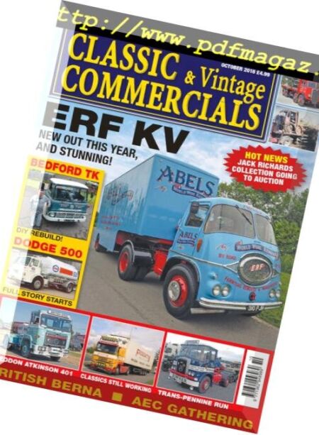 Classic & Vintage Commercials – October 2018 Cover
