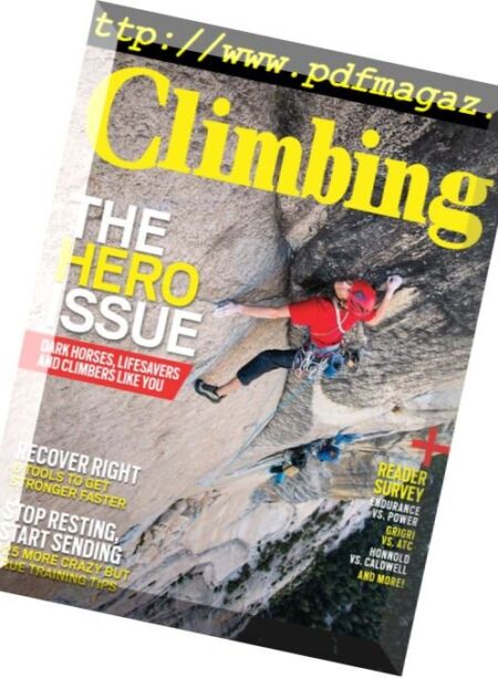 Climbing – January 2016 Cover