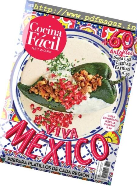 Cocina Facil – septiembre 2018 Cover