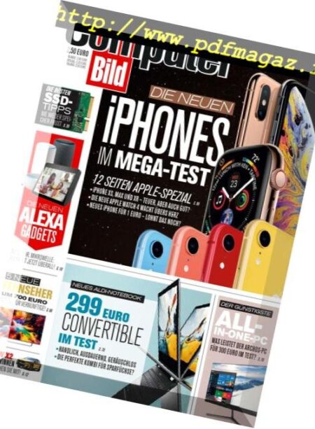 Computer Bild Germany – 28 September 2018 Cover