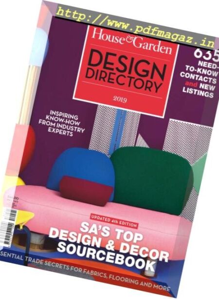 Conde Nast House & Garden Design Directory – October 2018 Cover