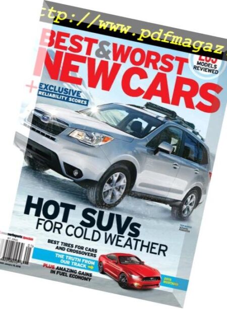 Consumer Reports Best & Worst New Cars – November 2014 Cover