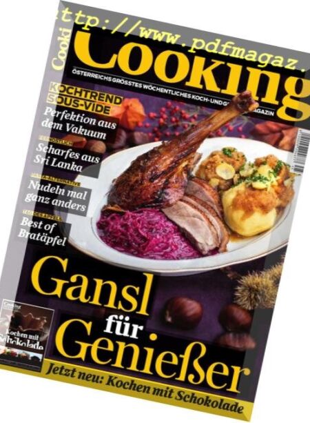 Cooking Austria – 9 November 2018 Cover