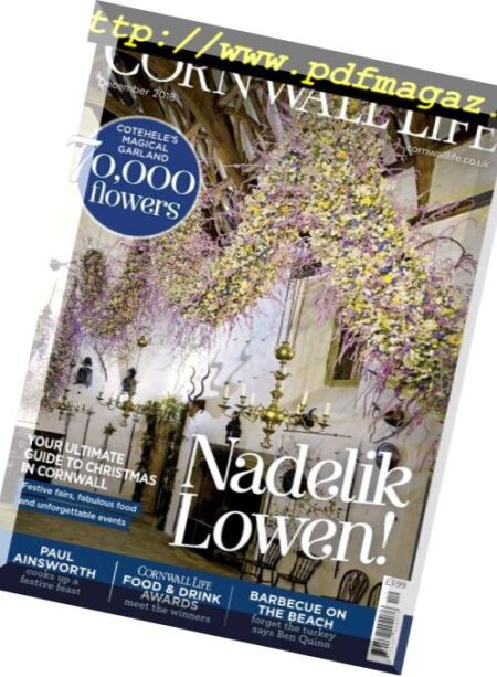 Cornwall Life – December 2018 Cover