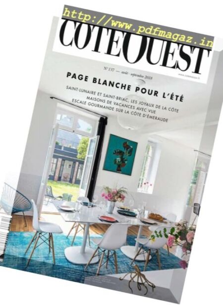 Cote Ouest – aout-septembre 2018 Cover