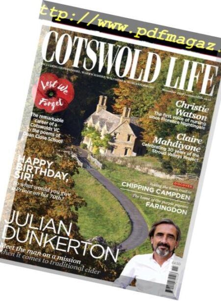 Cotswold Life – November 2018 Cover