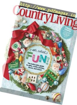 Country Living USA – December 2018