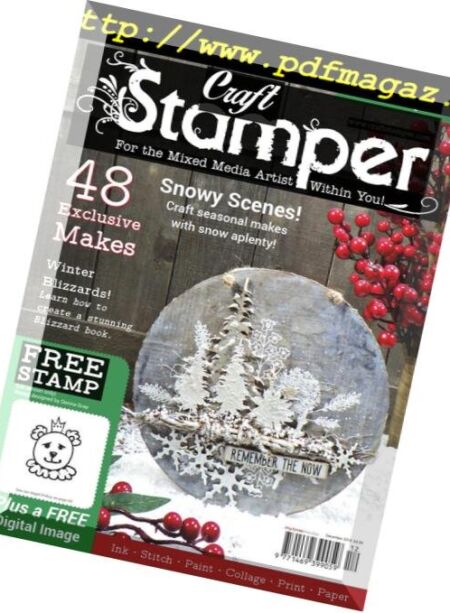 Craft Stamper – December 2018 Cover