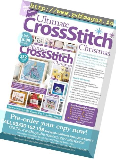 Cross Stitch Favourites – September 2018 Cover