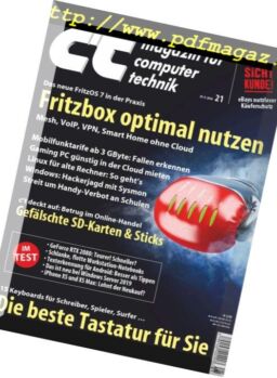 c’t Magazin – 29 September 2018
