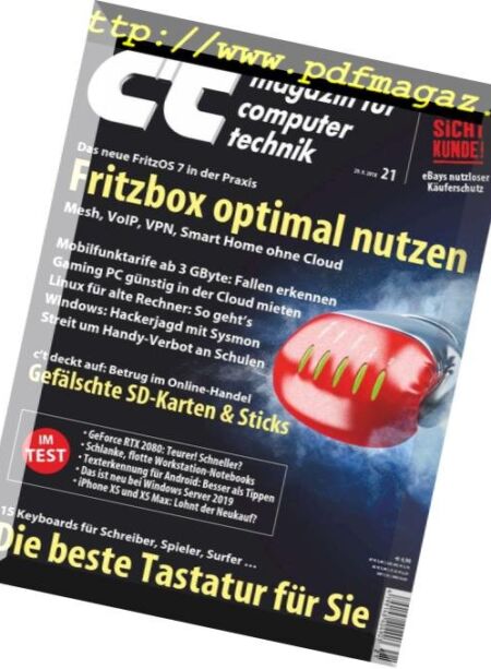 c’t Magazin – 29 September 2018 Cover