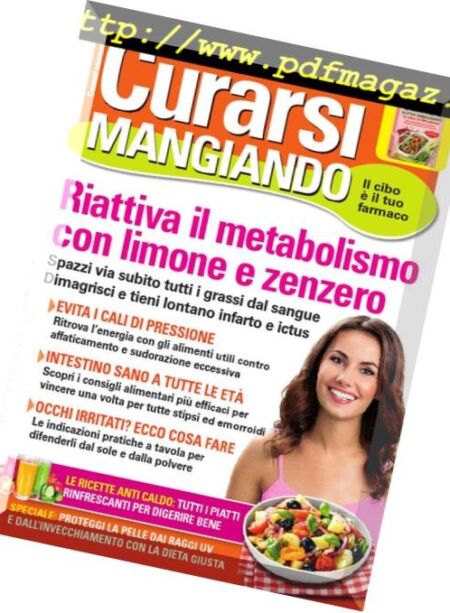 Curarsi Mangiando – Agosto 2018 Cover