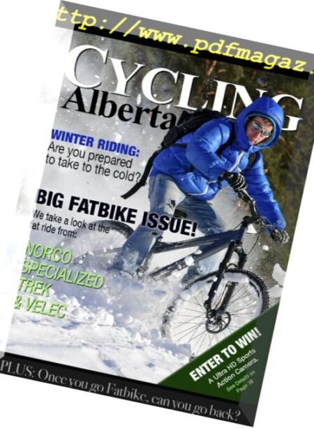 Cycling Alberta – January 2017 Cover
