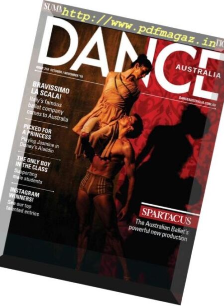 Dance Australia – October 2018 Cover