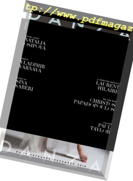 Danza & Danza International – November-December 2018 Cover