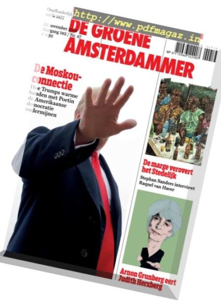 De Groene Amsterdammer – 23 november 2018 Cover