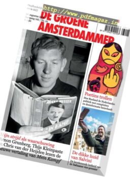De Groene Amsterdammer – 31 augustus 2018
