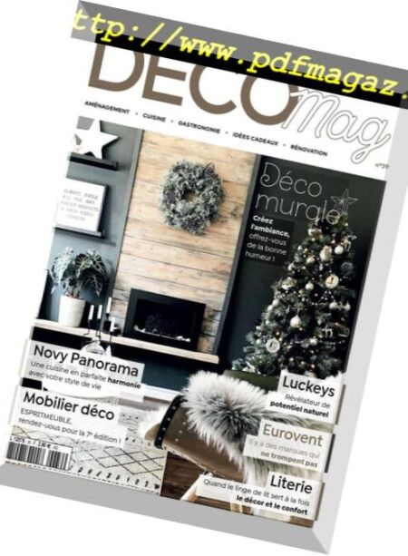 DecoMag – Fin d’annee 2018 Cover