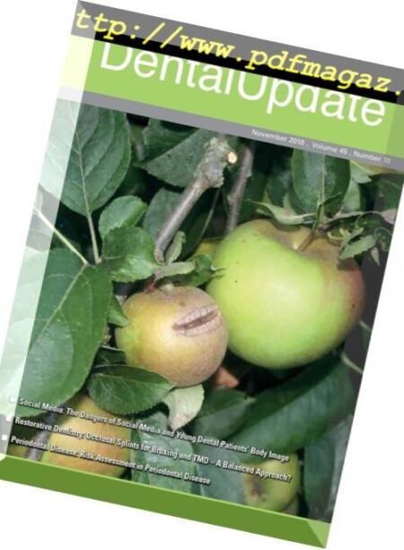 Dental Update – November 2018 Cover