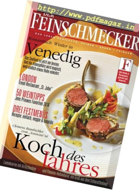Der Feinschmecker – Dezember 2018 Cover