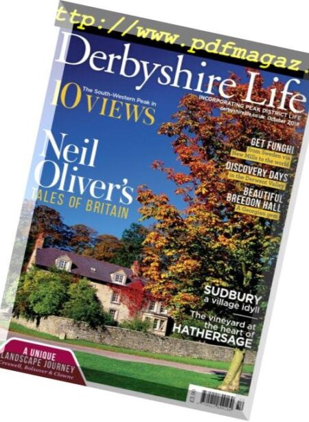 Derbyshire Life – October 2018 Cover