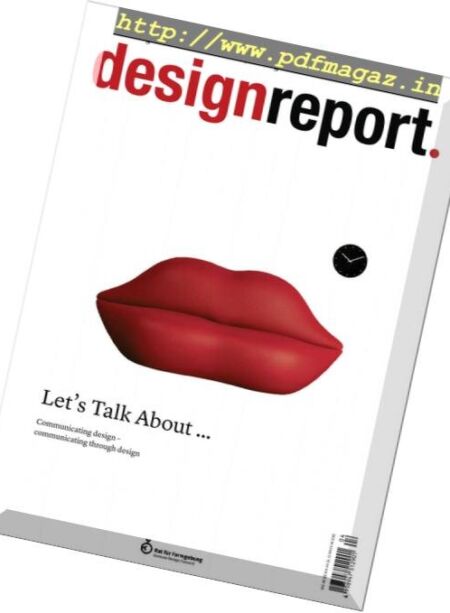 Designreport – Nr.4, 2018 Cover