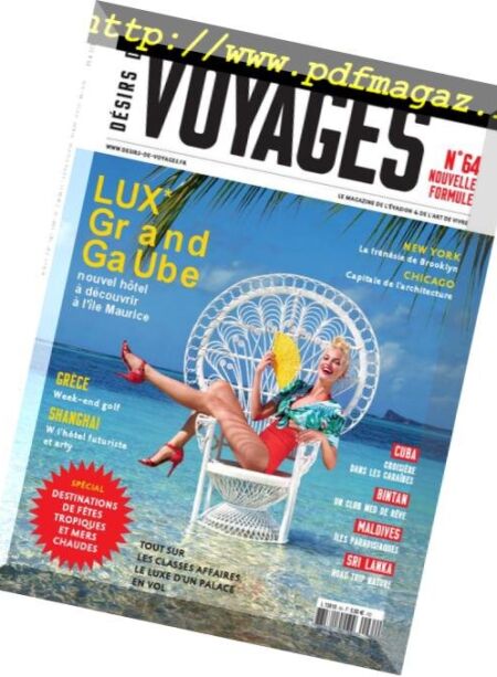 Desirs de Voyages – decembre 2017 Cover
