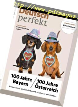 Deutsch Perfekt – November 2018