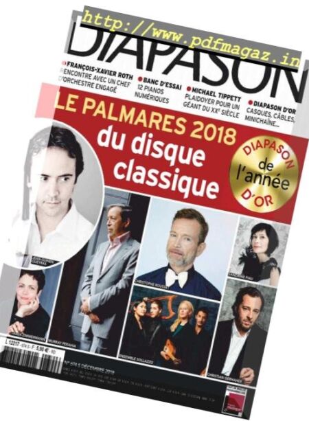Diapason – decembre 2018 Cover