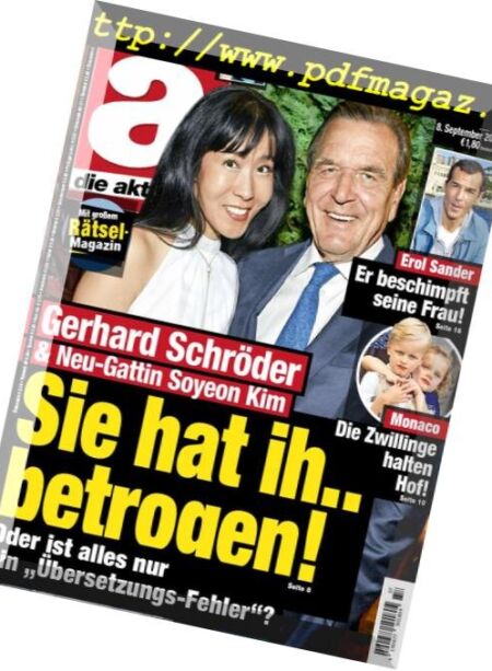 die aktuelle – 8 September 2018 Cover