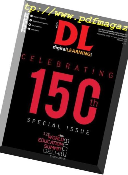 digitalLEARNING – August 2018 Cover
