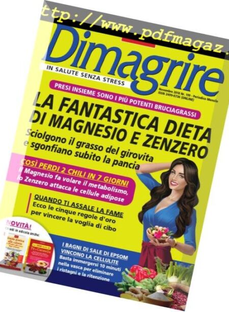 Dimagrire – Novembre 2018 Cover