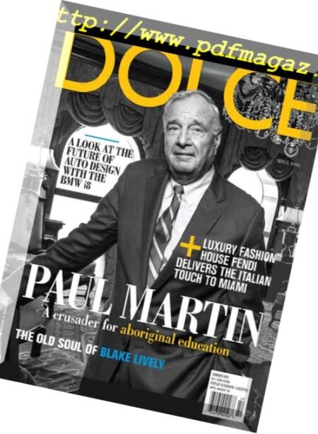 Dolce – May 2015 Cover