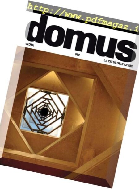 Domus India – July 2016 Cover