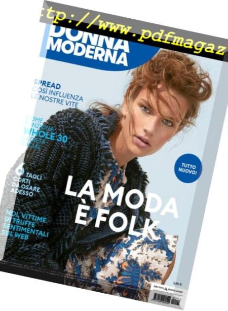 Donna Moderna – 17 Ottobre 2018 Cover
