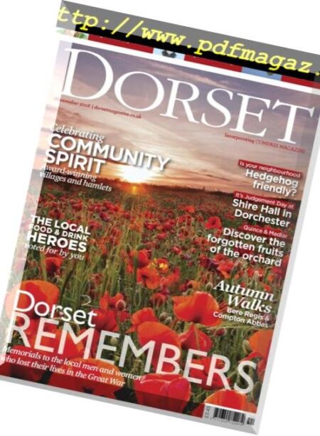 Dorset Magazine – November 2018 Cover